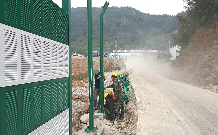 石料加工廠(chǎng)聲屏障