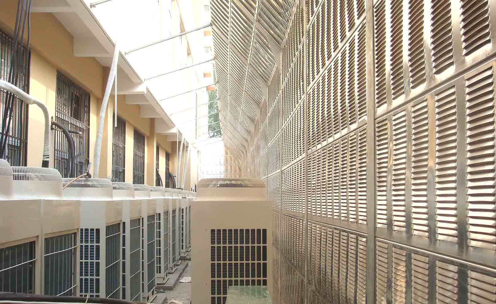 空調冷卻塔風(fēng)機設備隔音圍板