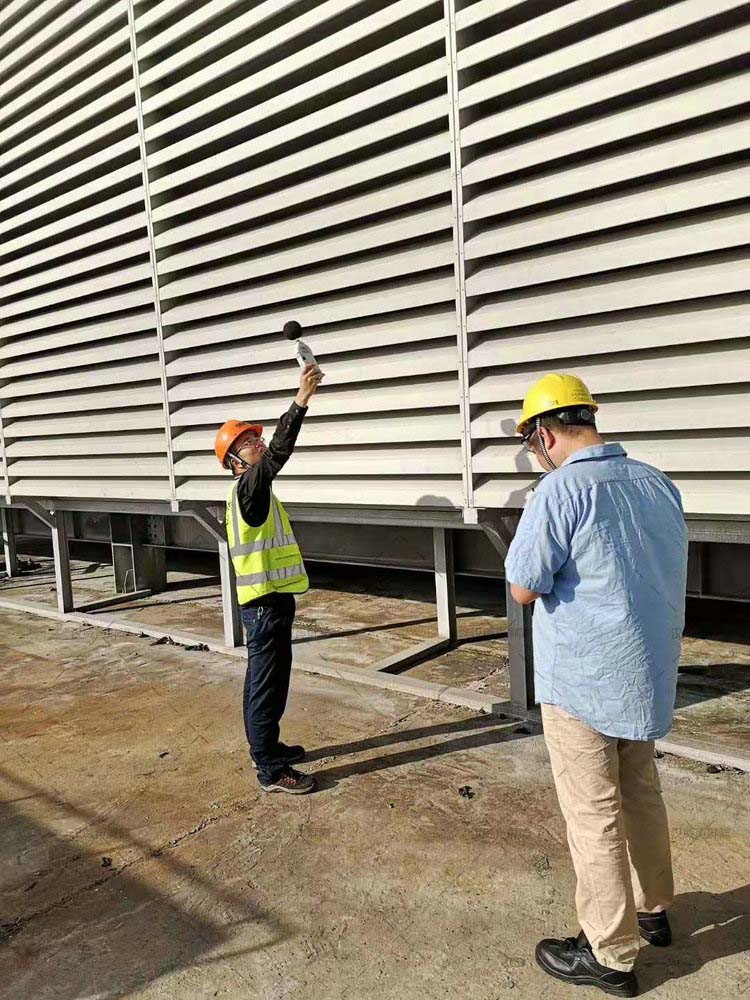 工業(yè)區廠(chǎng)房車(chē)間廠(chǎng)界降聲屏