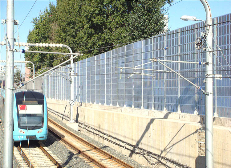輕軌火車(chē)道隔聲降噪構件