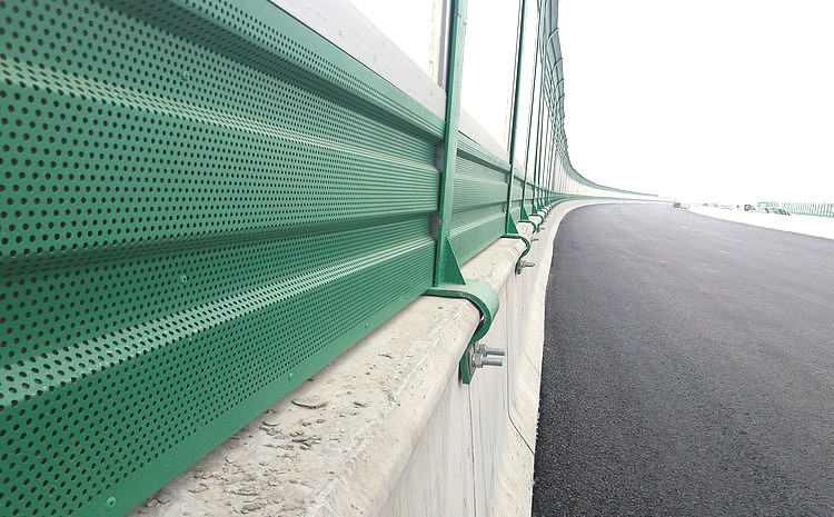 高架橋pvb夾層玻璃聲屏 高架橋pvb夾層玻璃聲屏